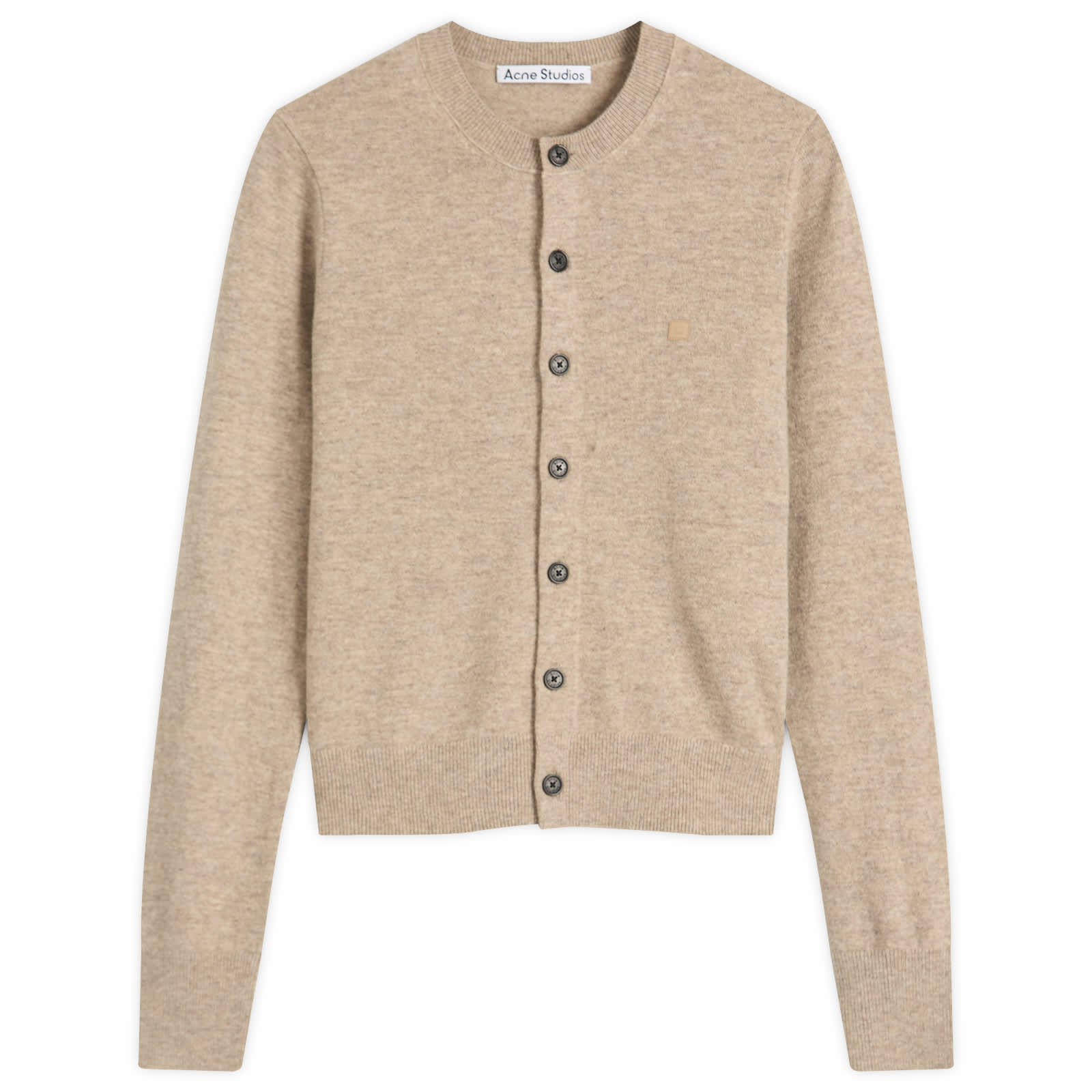 Acne Studios Women's Greige Melange Keny Yak Core Cardigan