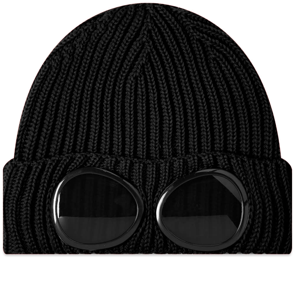 C.P. Company Goggle Beanie Black | END 