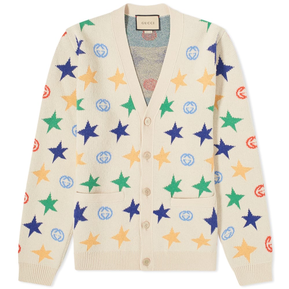 Gucci Star Interlocking Gg Cardigan 