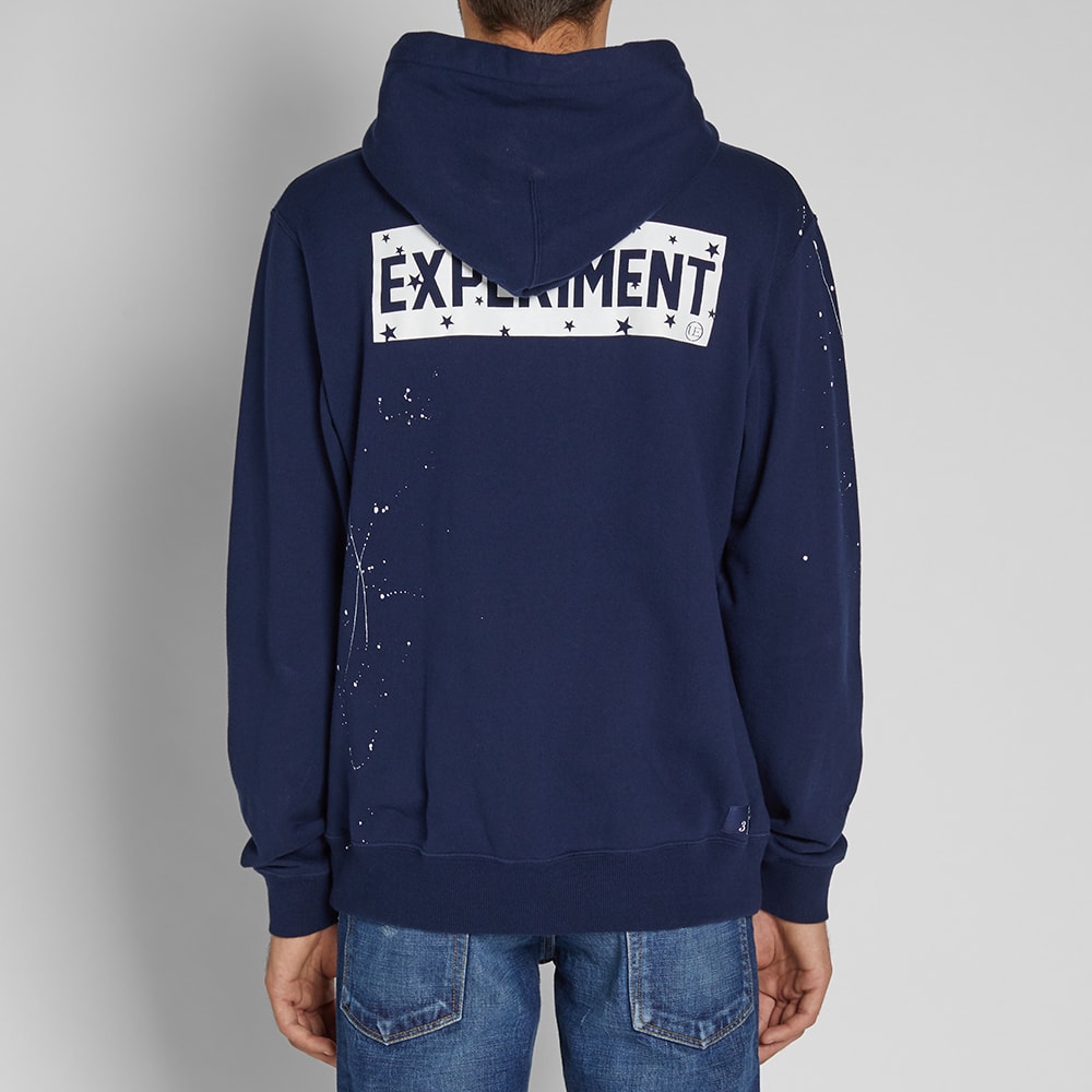 Uniform Experiment Drip Star Box Logo Hoody Navy | END. (US)