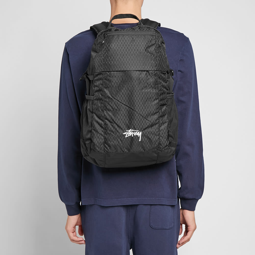 Stussy Diamond Ripstop Backpack Black END. (NZ)
