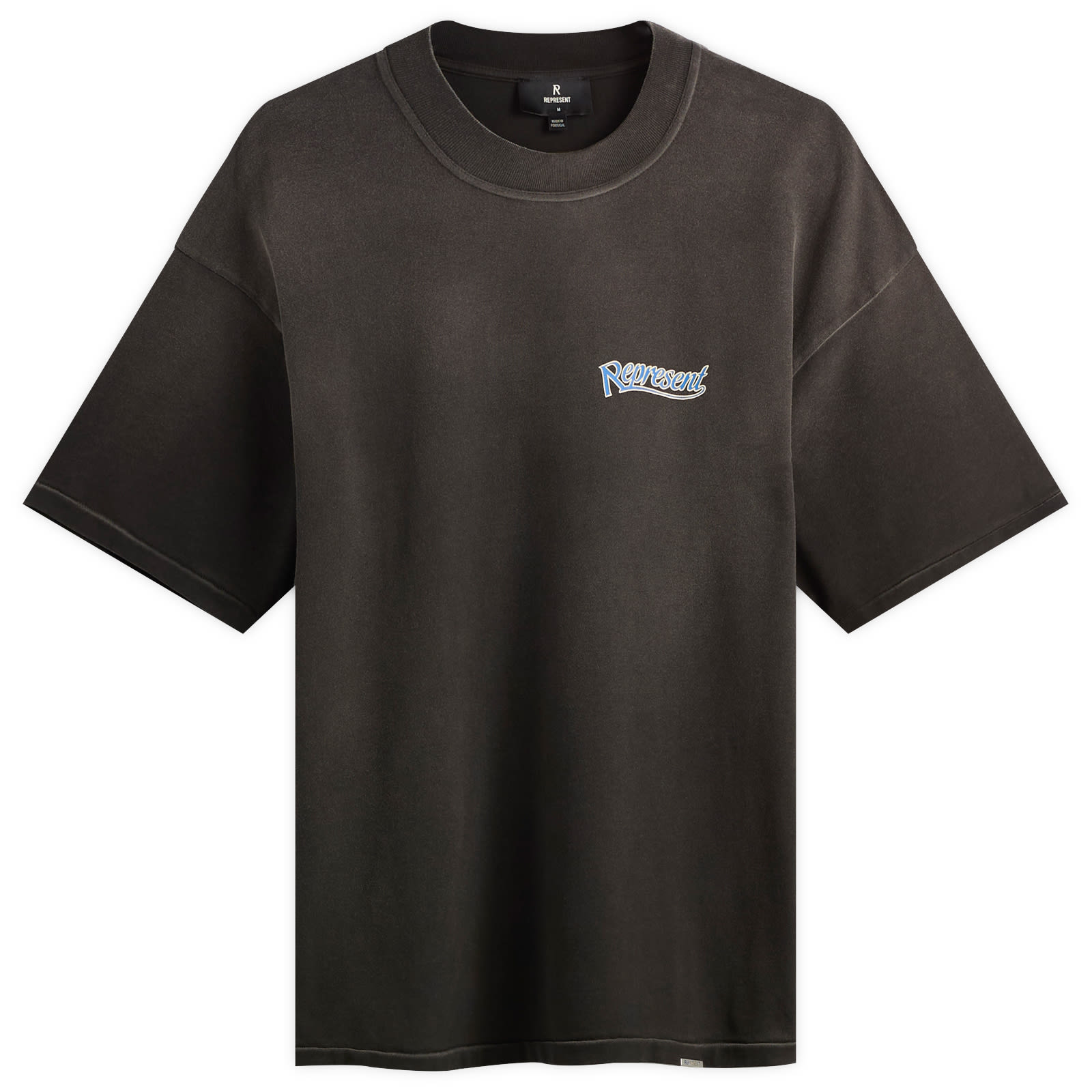 Represent Men’s Showcasing T-Shirt Stained Black