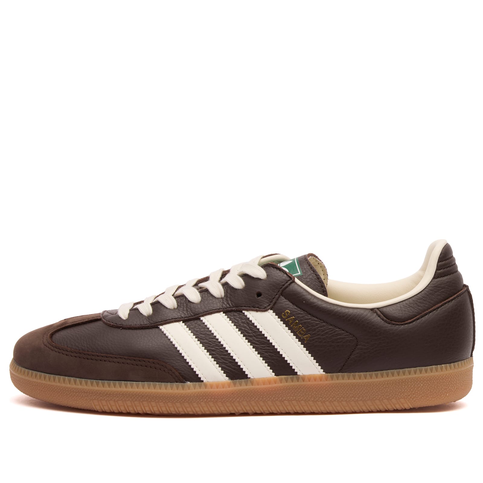 ★アディダス サンバ OG JR0891 DARK/OFFW/GUM4★ adidas Samba OG Sneaker Dark Brown, Off White & Gum4 | END. (US)