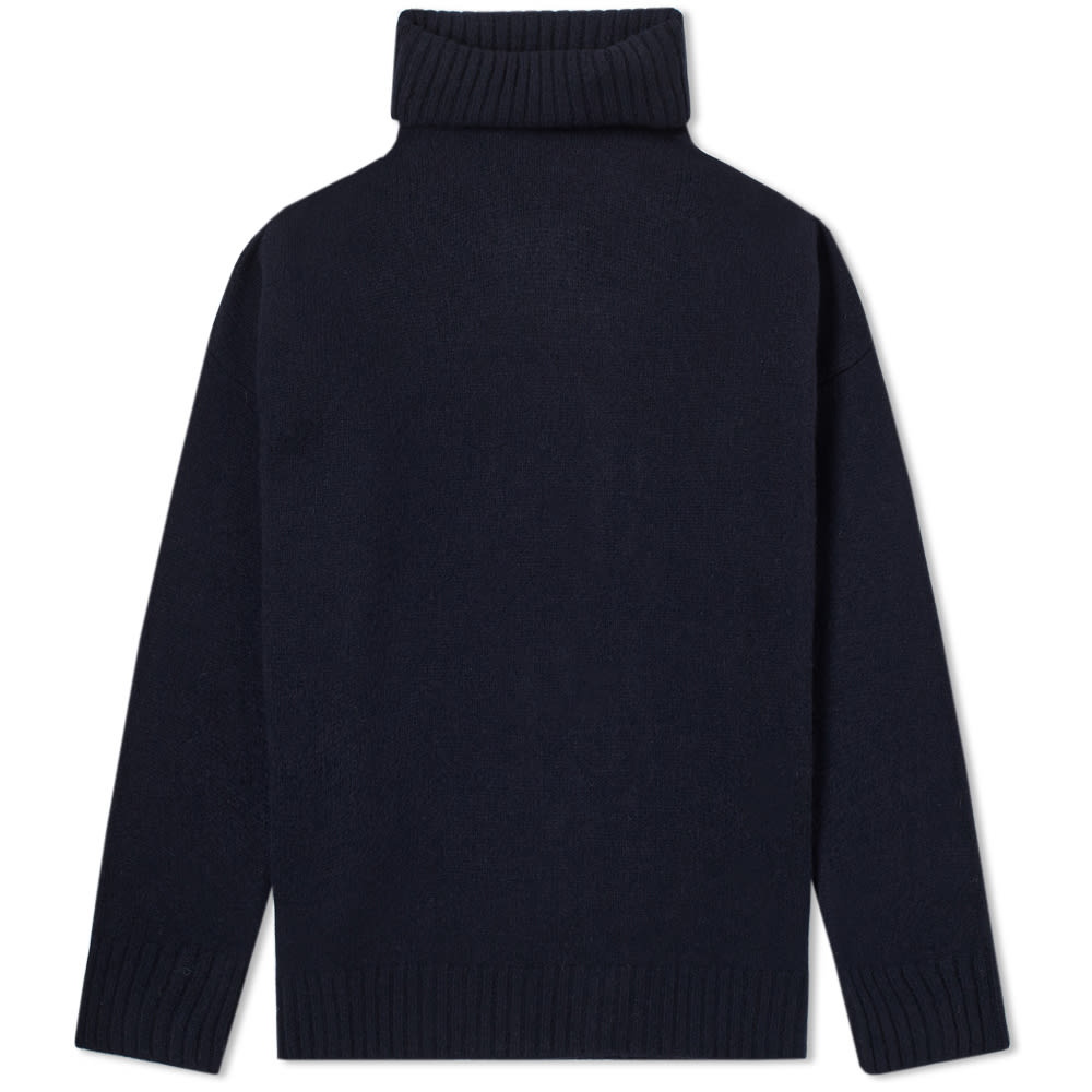 Harmony Windy Roll Neck Knit Navy | END. (US)