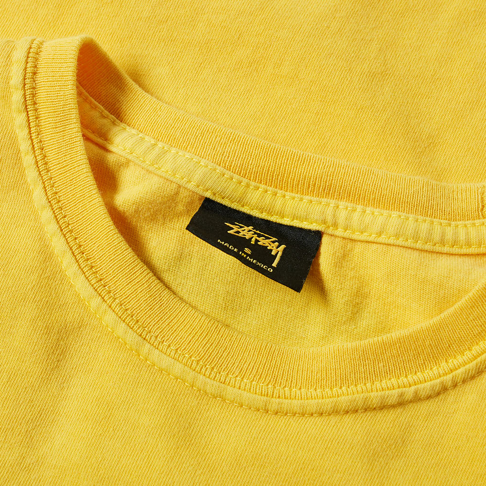 Stussy 8 Ball Pigment Dyed Tee Gold | END.