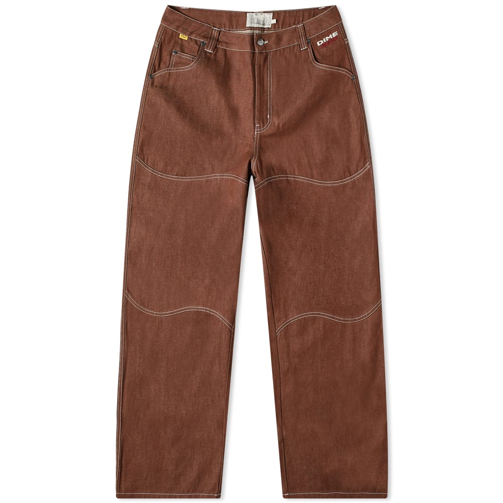 Dime Djco Denim Pants - Brown Wash（Dime 22AW DJCO DENIM