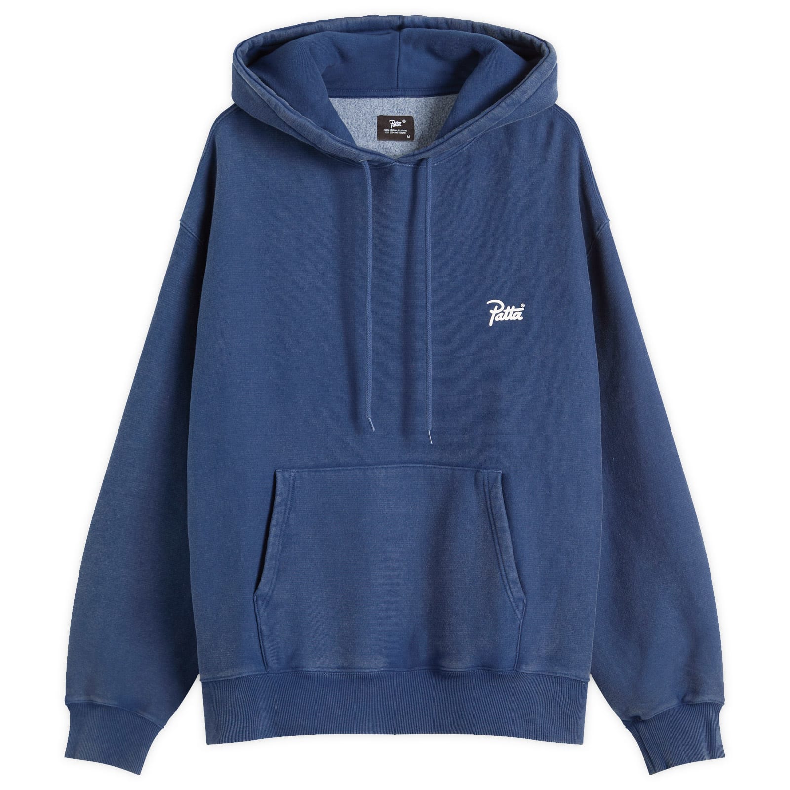 Patta Men’s Classic Acid Washed Hoodie Blue