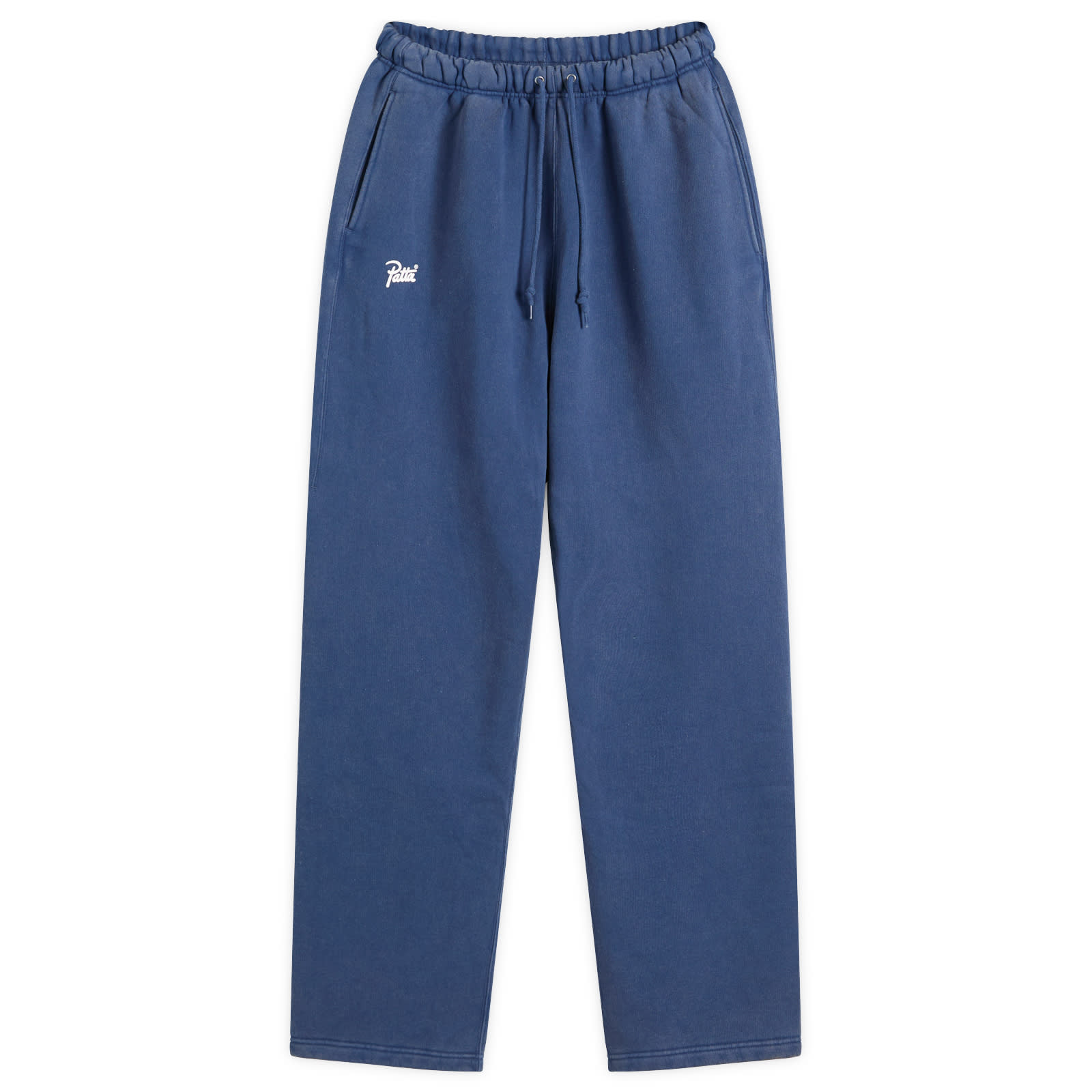 Patta Men’s Classic Acid Washed Straight Leg Jogging Pants Blue