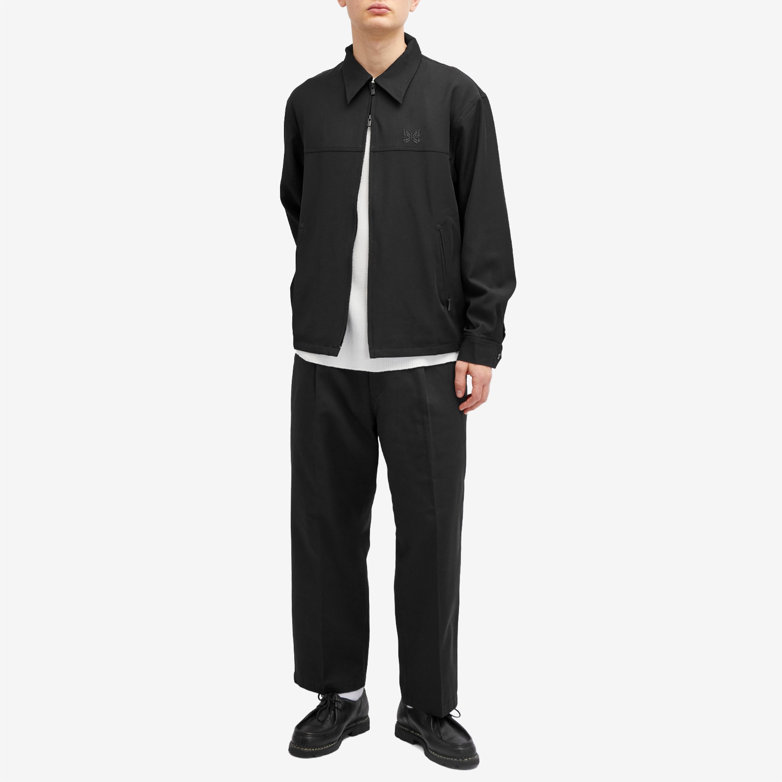 Needles Men's Cavalry Twill Sport Jacket Black - Curated Menswear