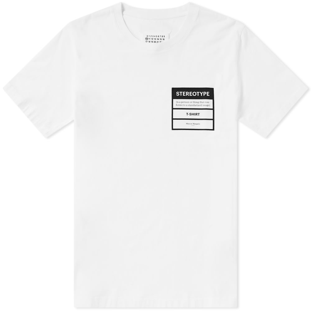 Maison Margiela ホワイト Stereotype Tee