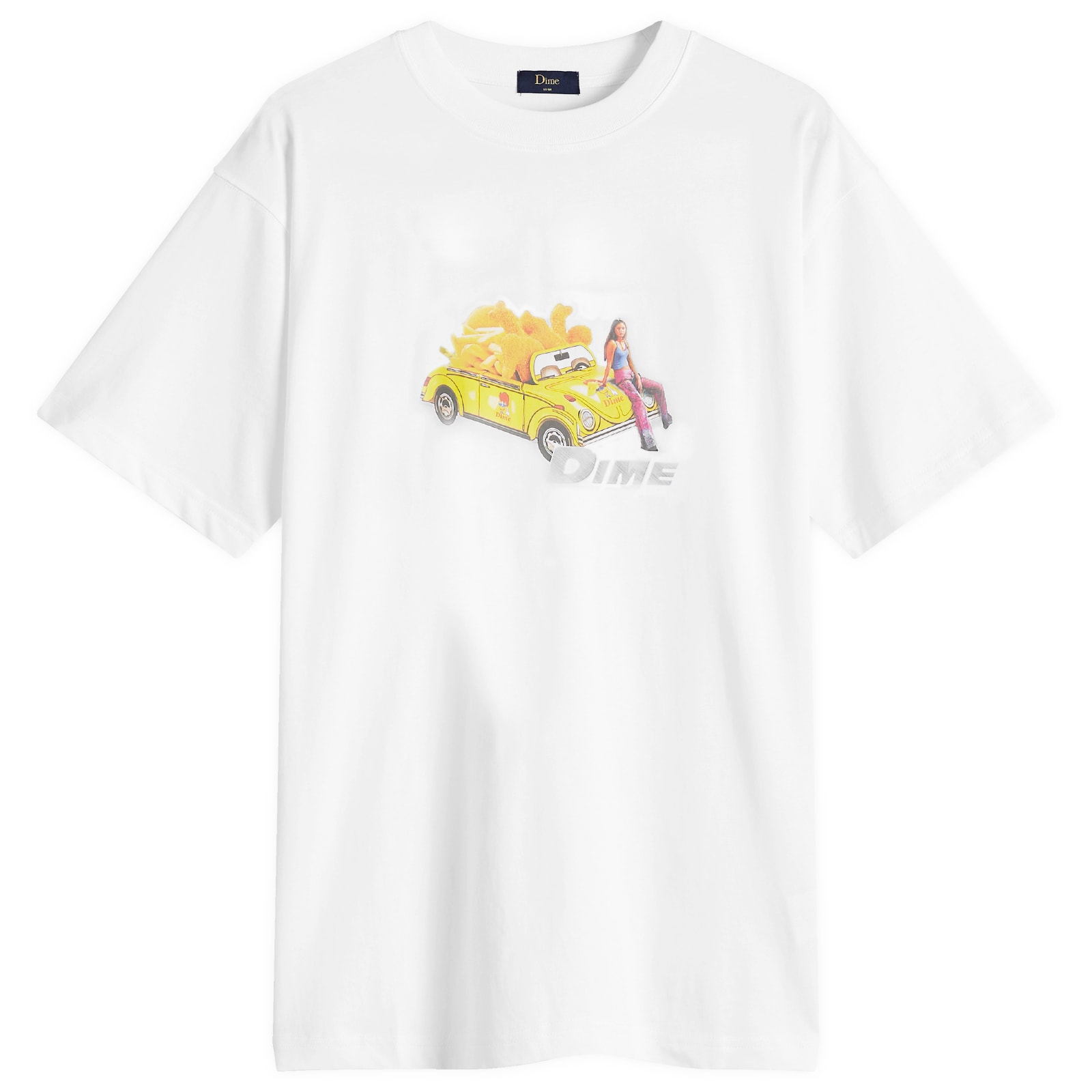 着るアート【Dime】2Fast 2Delicious ロゴプリント Tシャツ Dime 2Fast 2Delicious T-Shirt White | END. (TW)