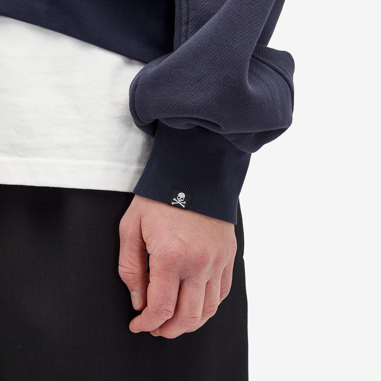 C2H4 Men's x mastermind JAPAN Profile Zip Hoodie Mist Navy