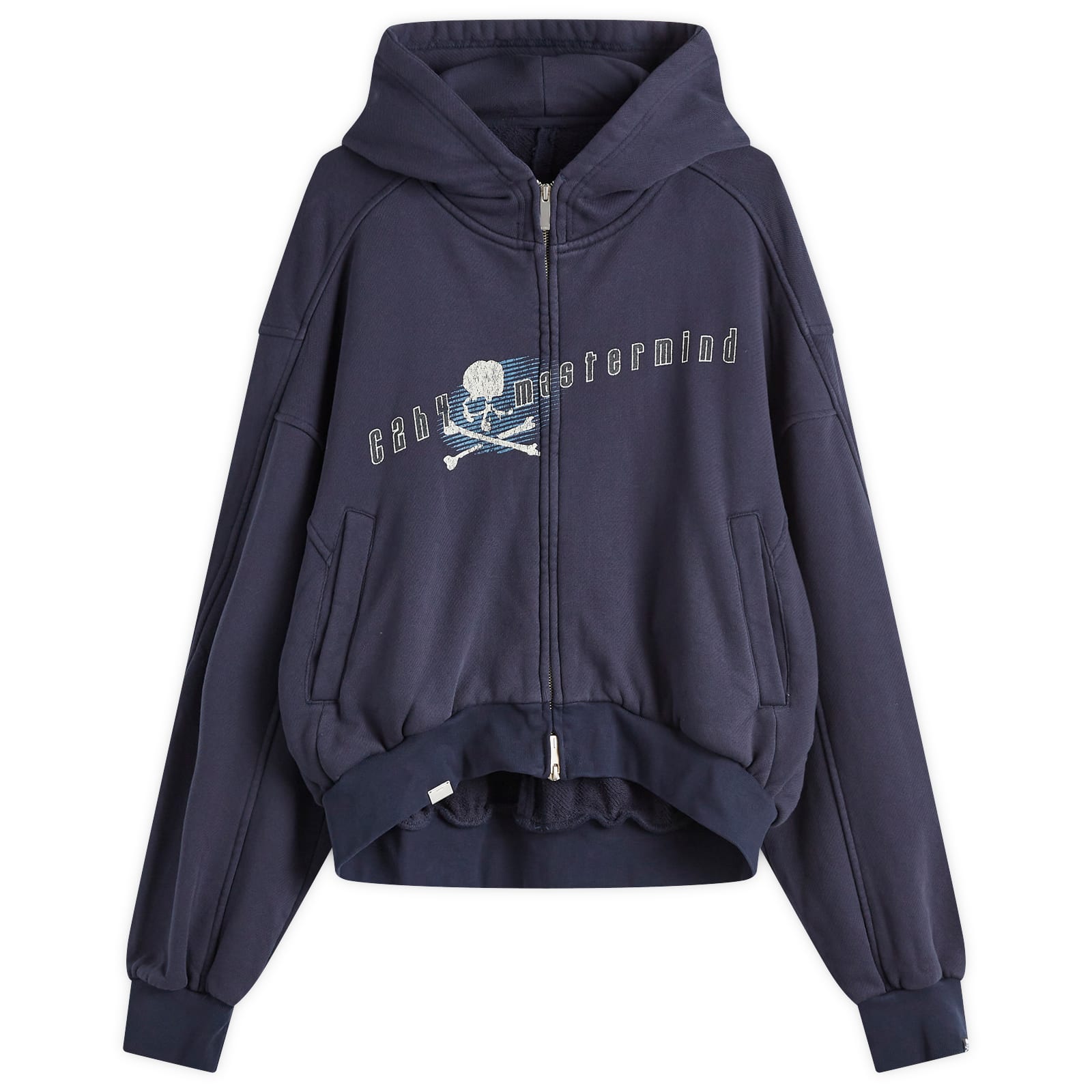 C2H4 x mastermind JAPAN Profile Zip Hoodie Mist Navy | END. (TW)