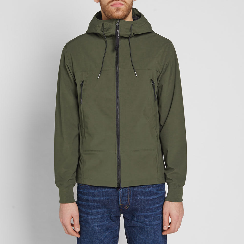 C.P. Company Shell Goggle Jacket Olive END.