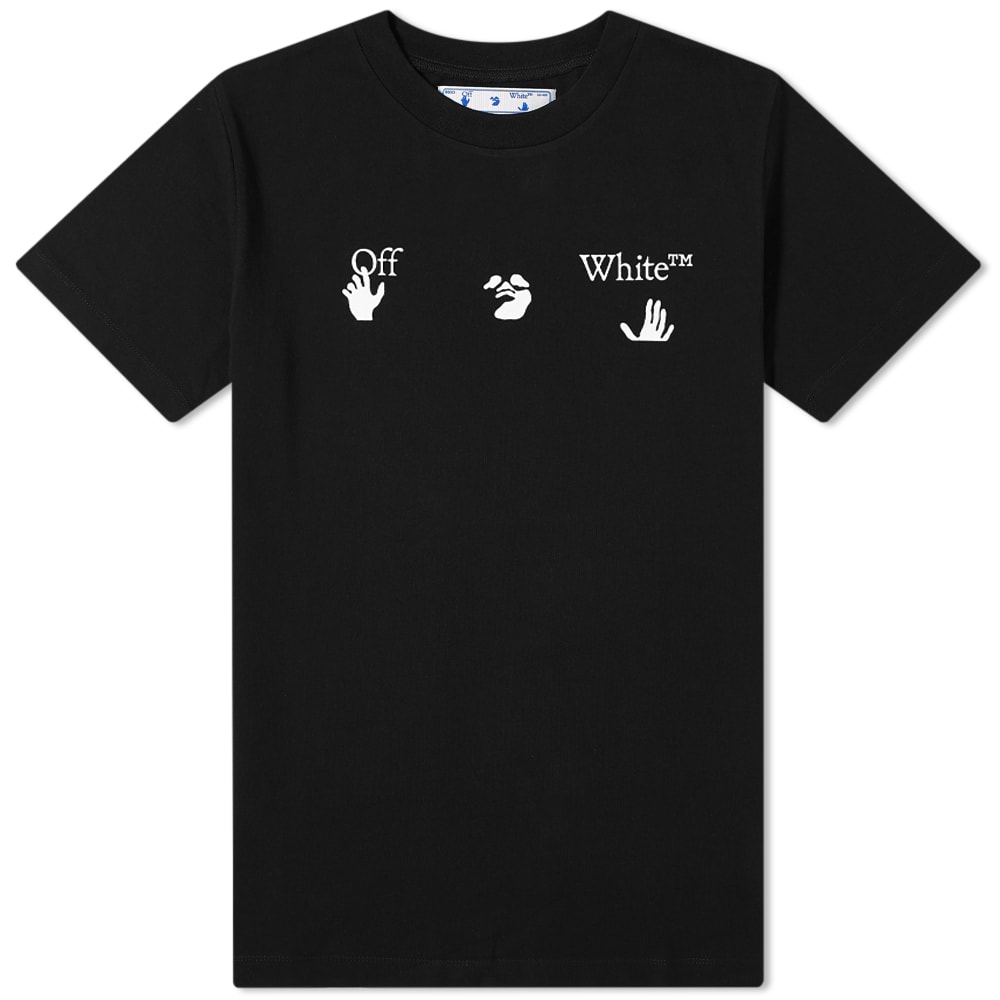 Off-White Big New Logo Slim Tee Black | END. (NL)