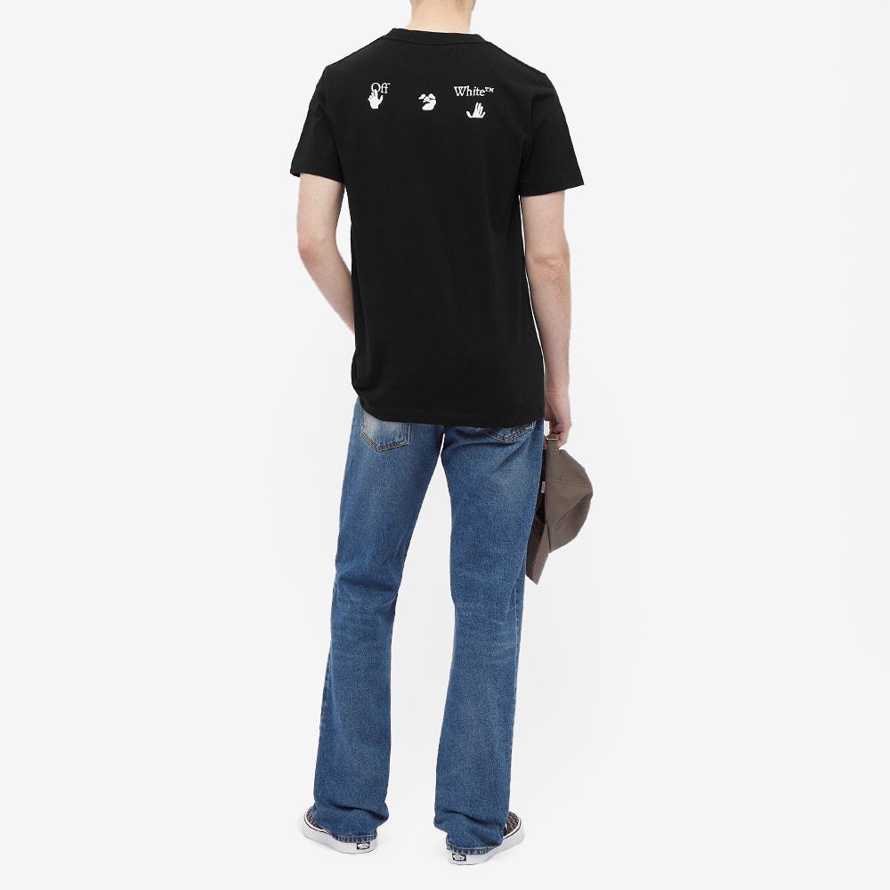off white logo slim tee