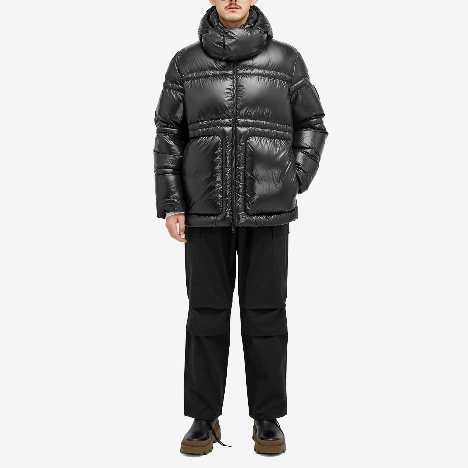 Moncler Men's Thuban Lightweight Nylon Jacket Black | 1A000-595GJ
