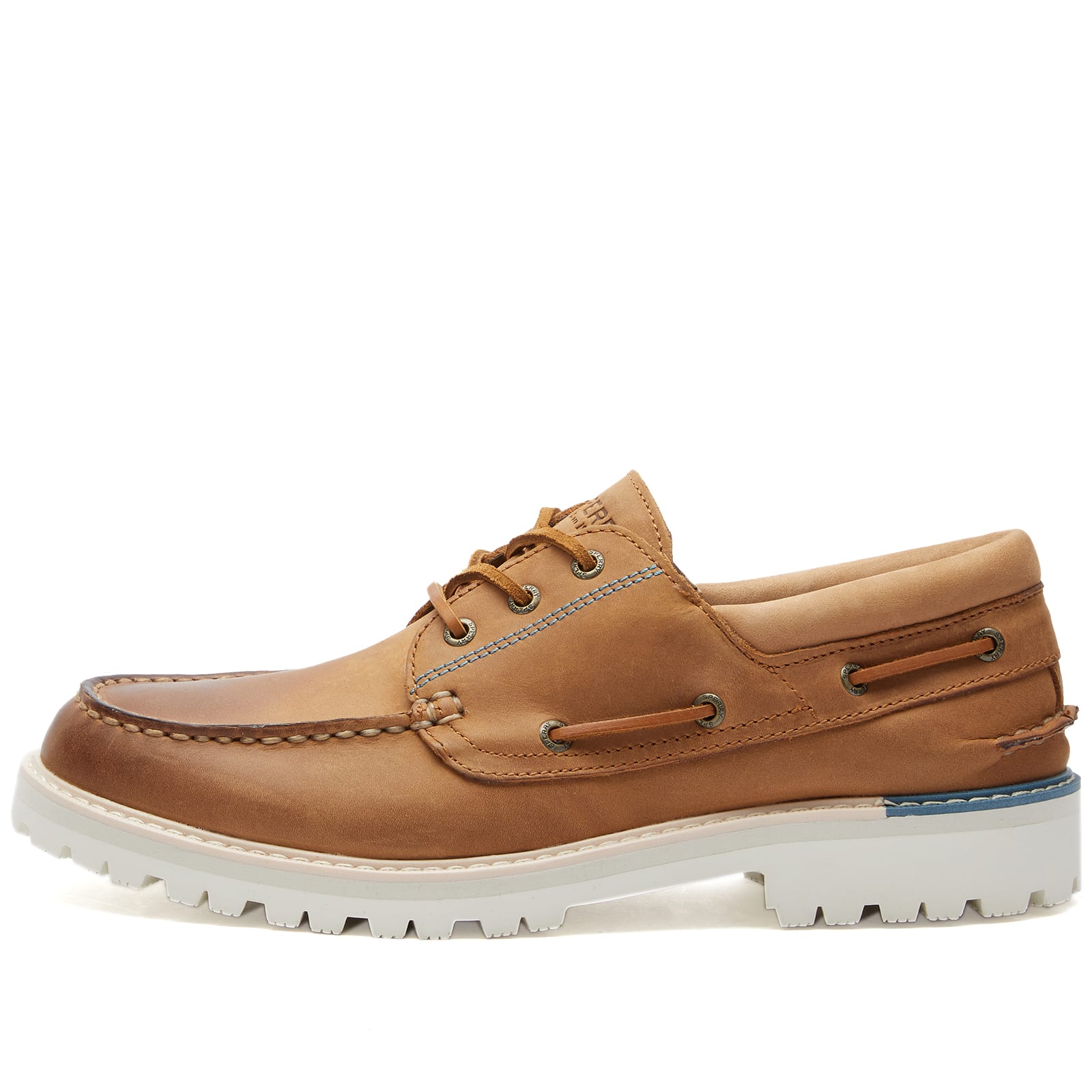 SPERRY Herren A/O Lug 3-Eye Bootsschuh - Brauner Veloursleder Mit Rutschfester Sohle