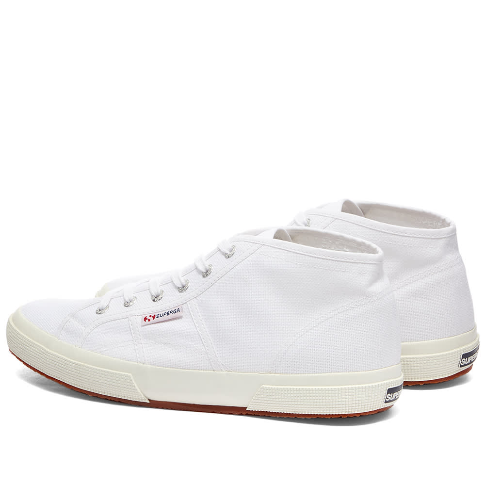 superga mid top white