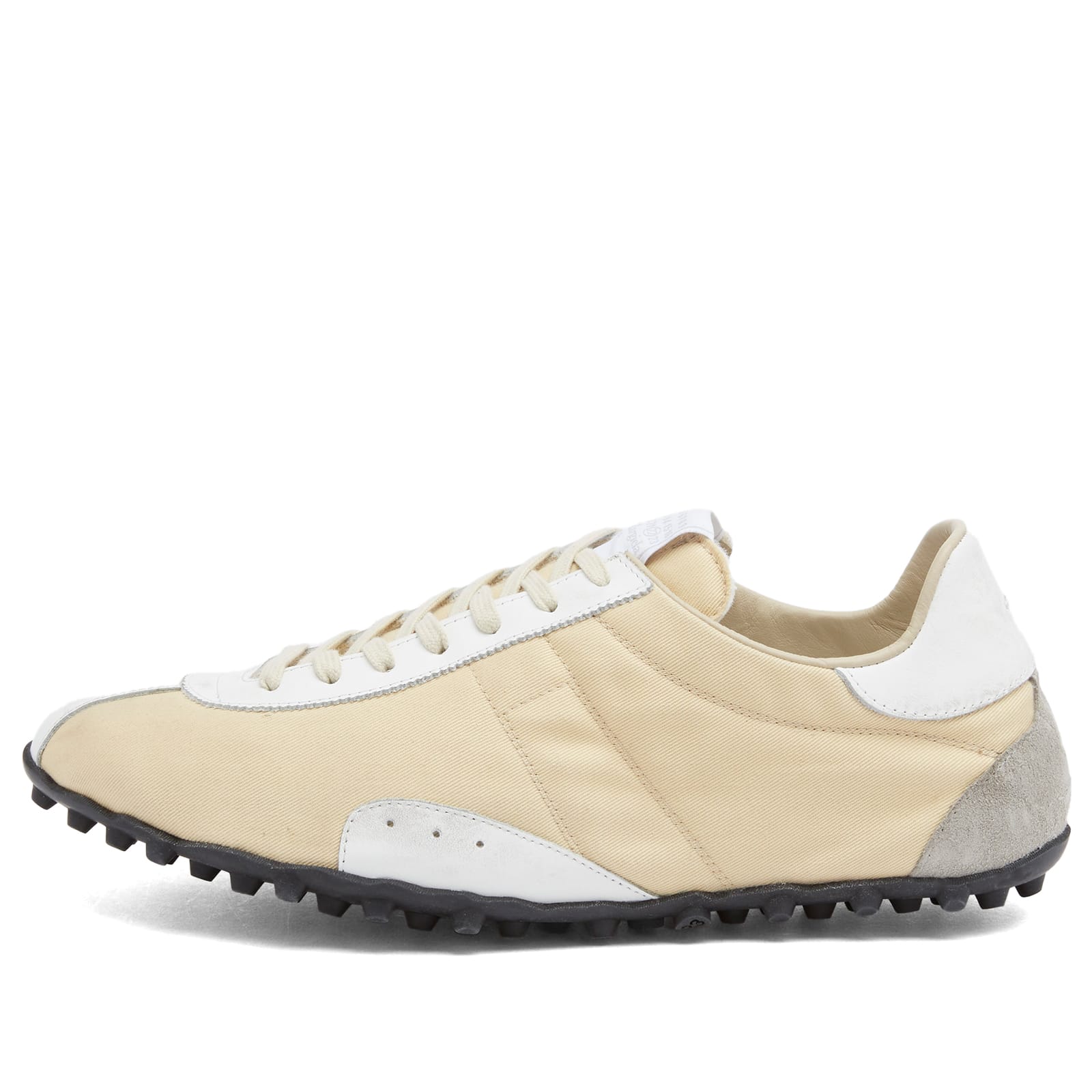 Maison Margiela Sprinter Low Top Sneaker Yellow Pale & White