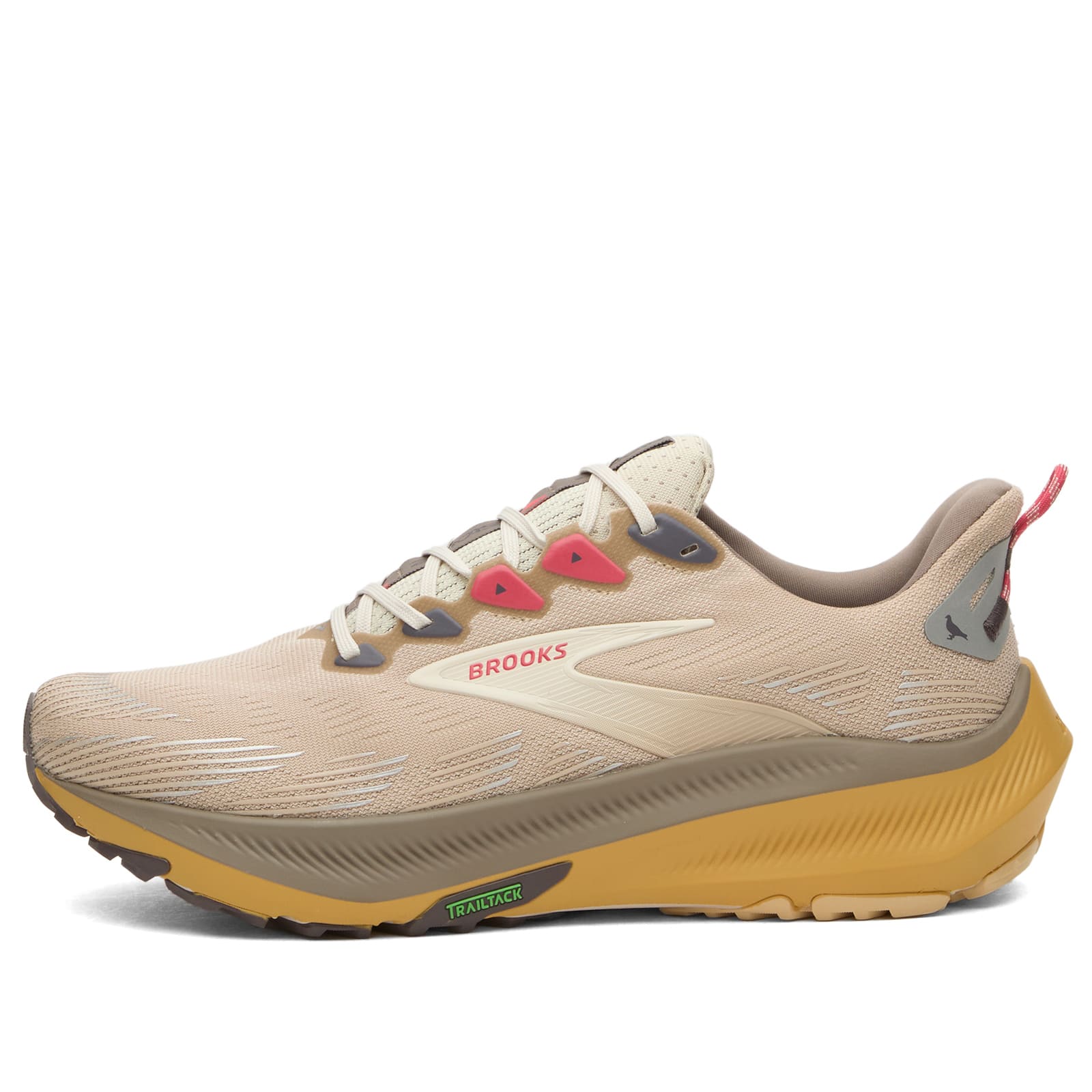 Brooks Men’s x STAPLE Ghost Trail Sneaker Feather Grey/Driftwood/Wheat