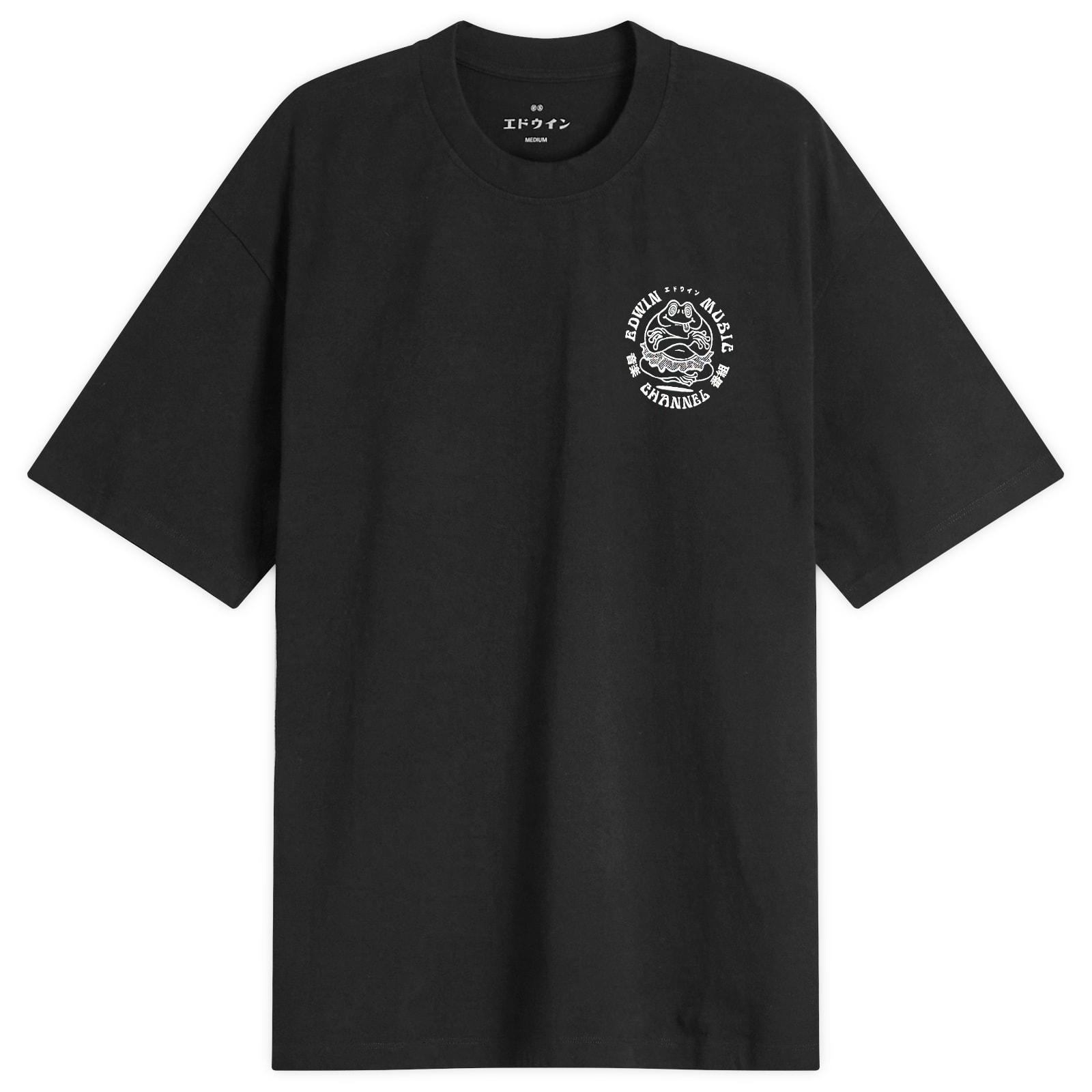 Edwin Men's Black Music Channel T-Shirt