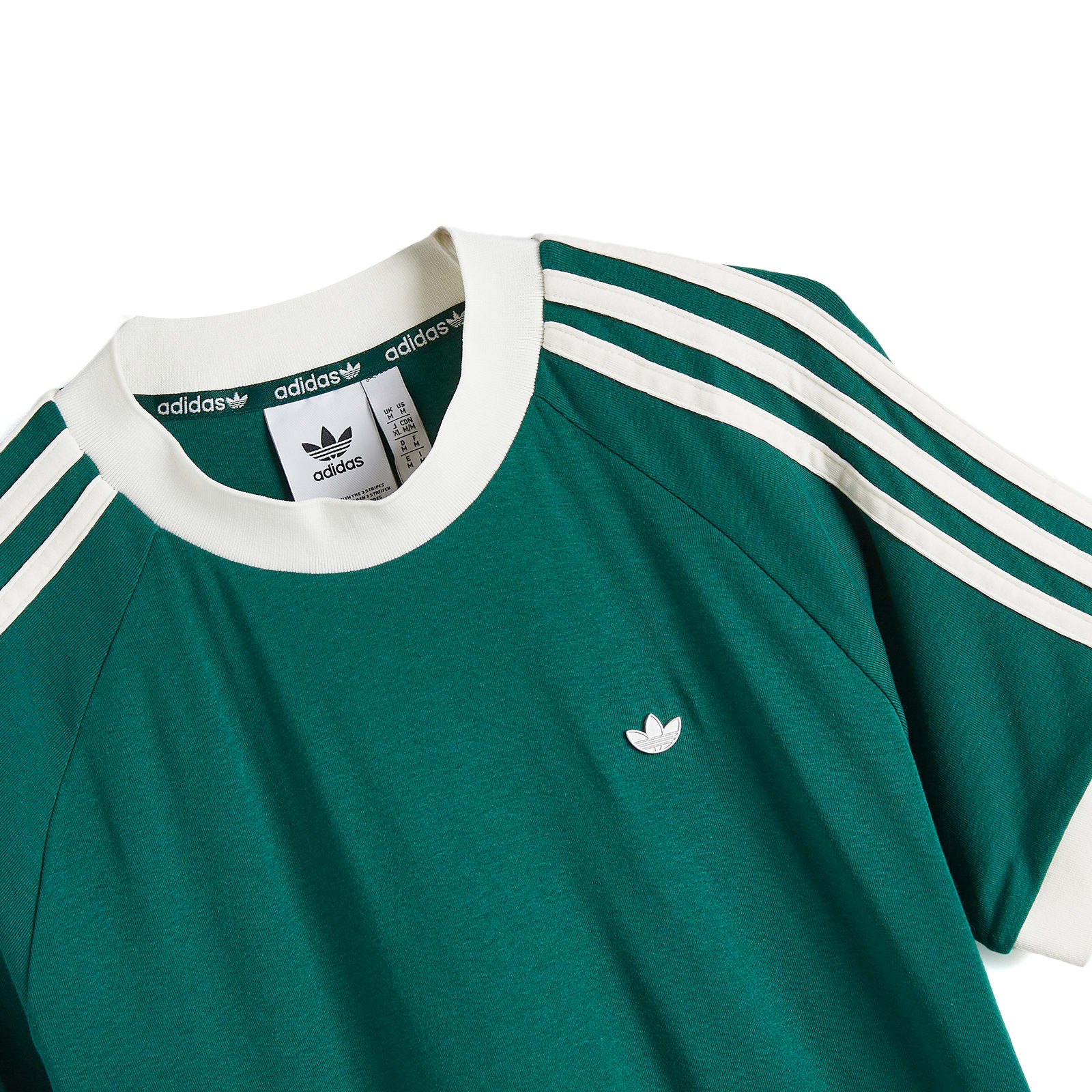 adidas Cali T-Shirt Collegiate Green - Curated Menswear