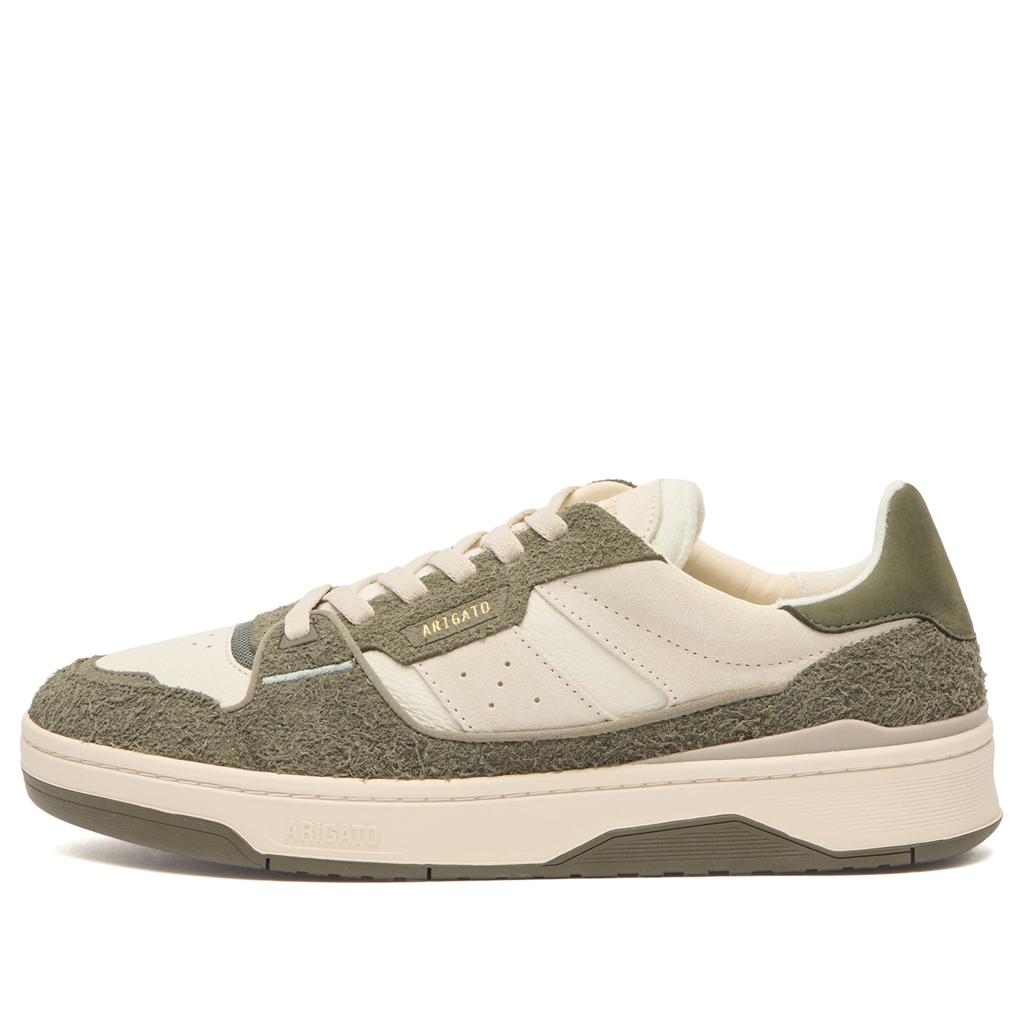 Axel Arigato Men’s Clay Sneaker Light Beige/Dark Green