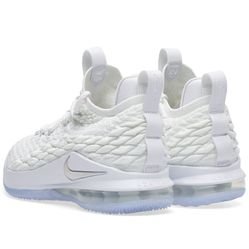 nike lebron xv low white