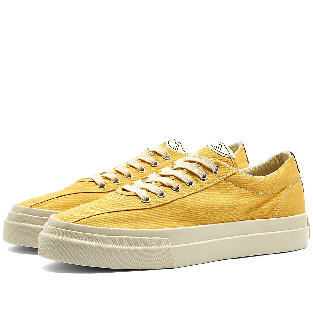 yellow canvas sneakers