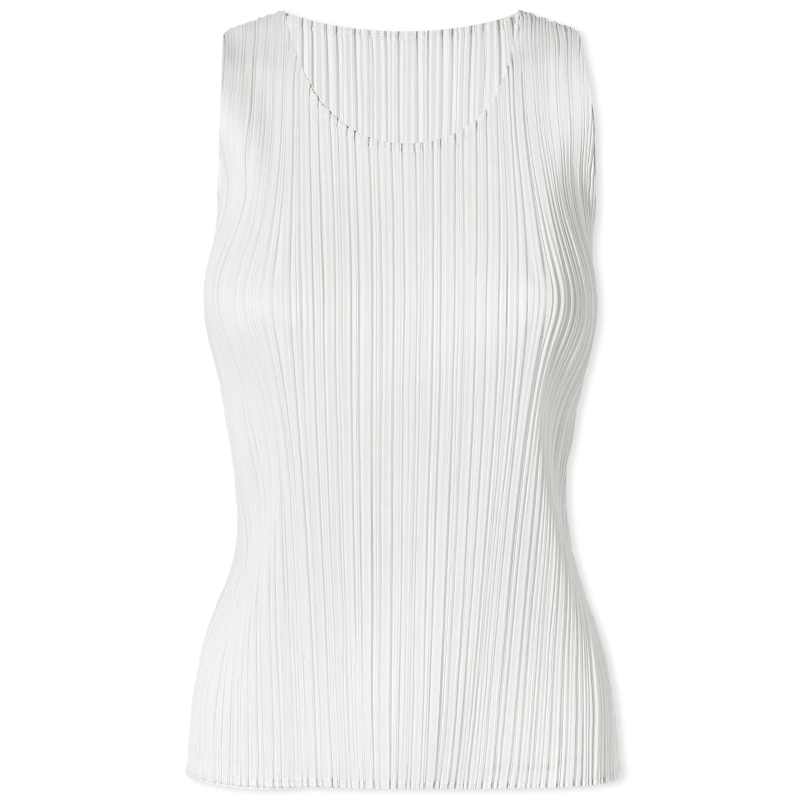 Pleats Please Issey Miyake Pleats Vest Top White | END.