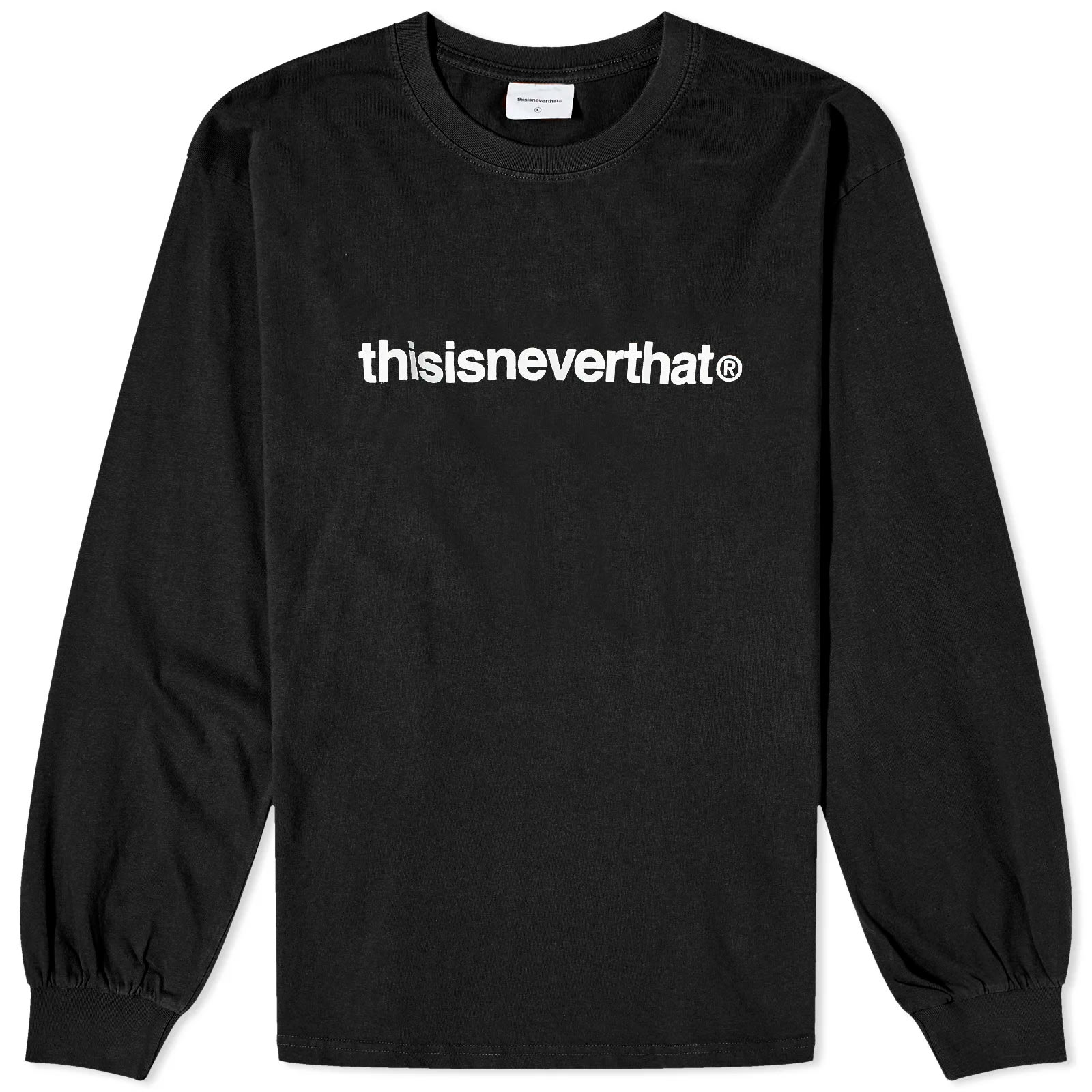 thisisneverthat T-Logo Long Sleeve T-Shirt Black | END. (AR)