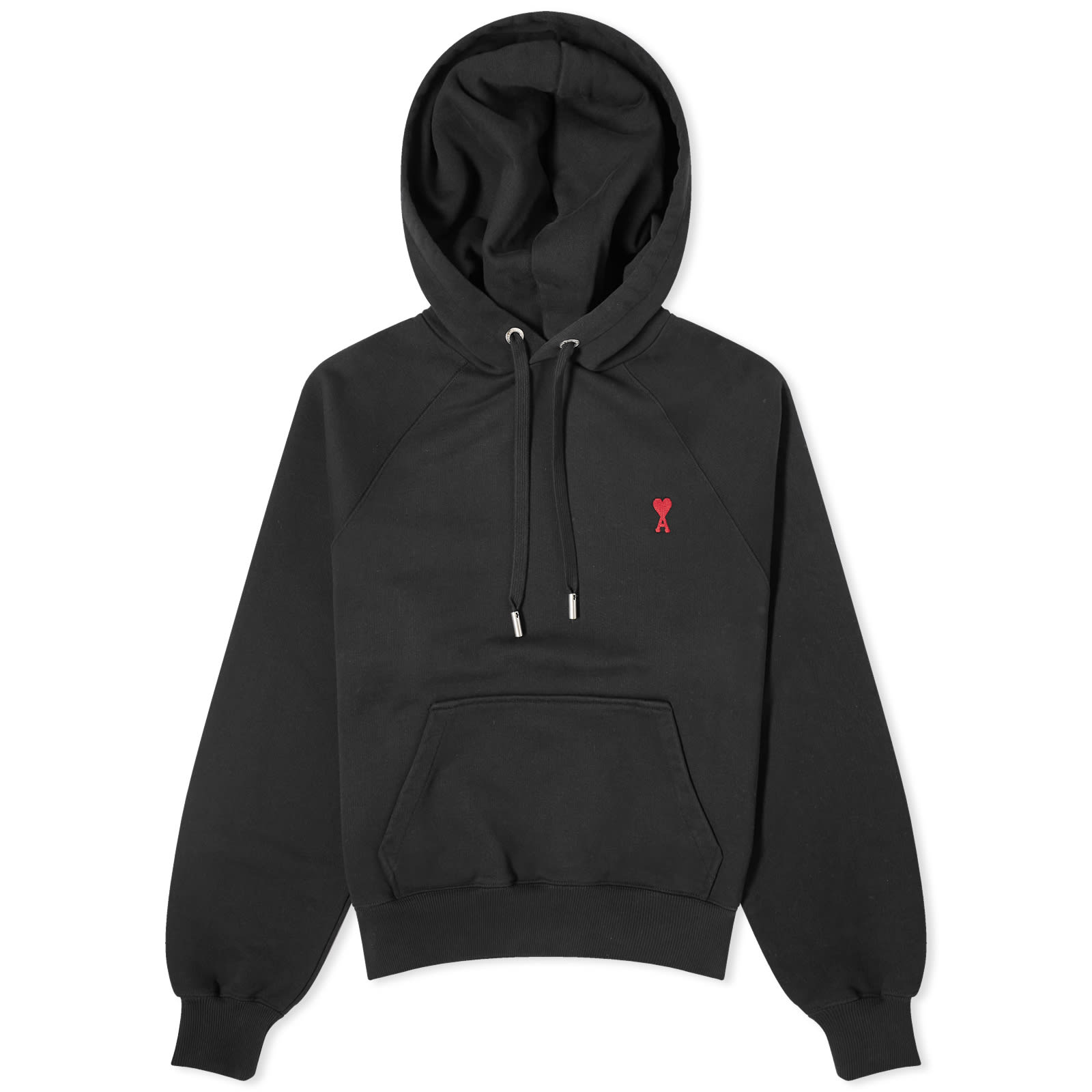 パーカー・フーディ AMI Men Hoodies USW227 749001 Black Black Ami De Coeur Hoodie | AMI PARIS