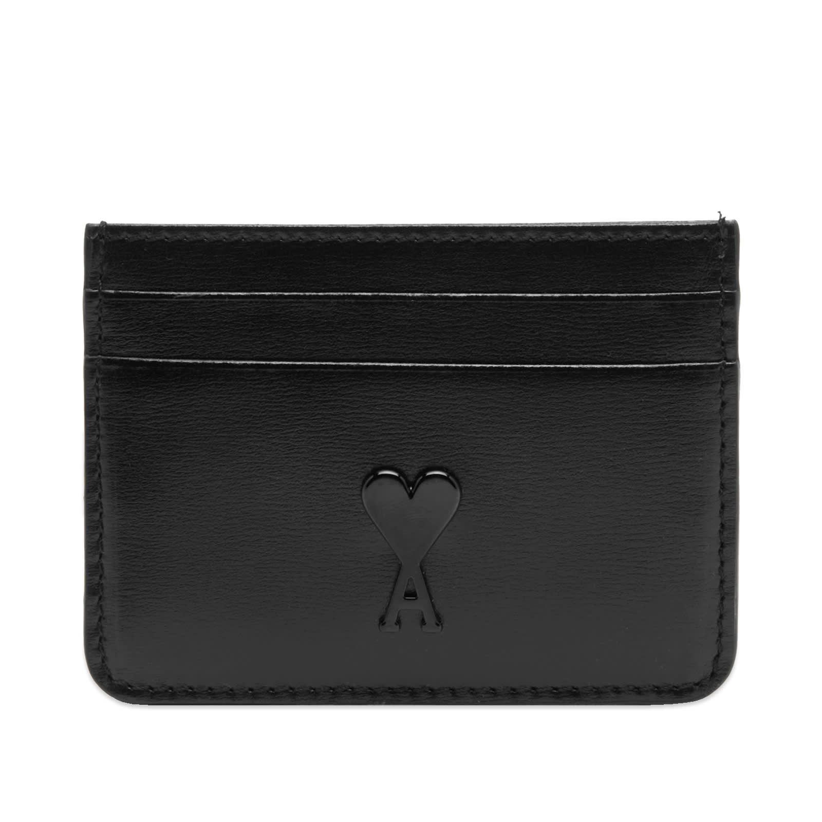 AMI Strap Card Holder Black ハートロゴ カード ウォレット AMI Strap Card Holder Black ハートロゴ カード ウォレット