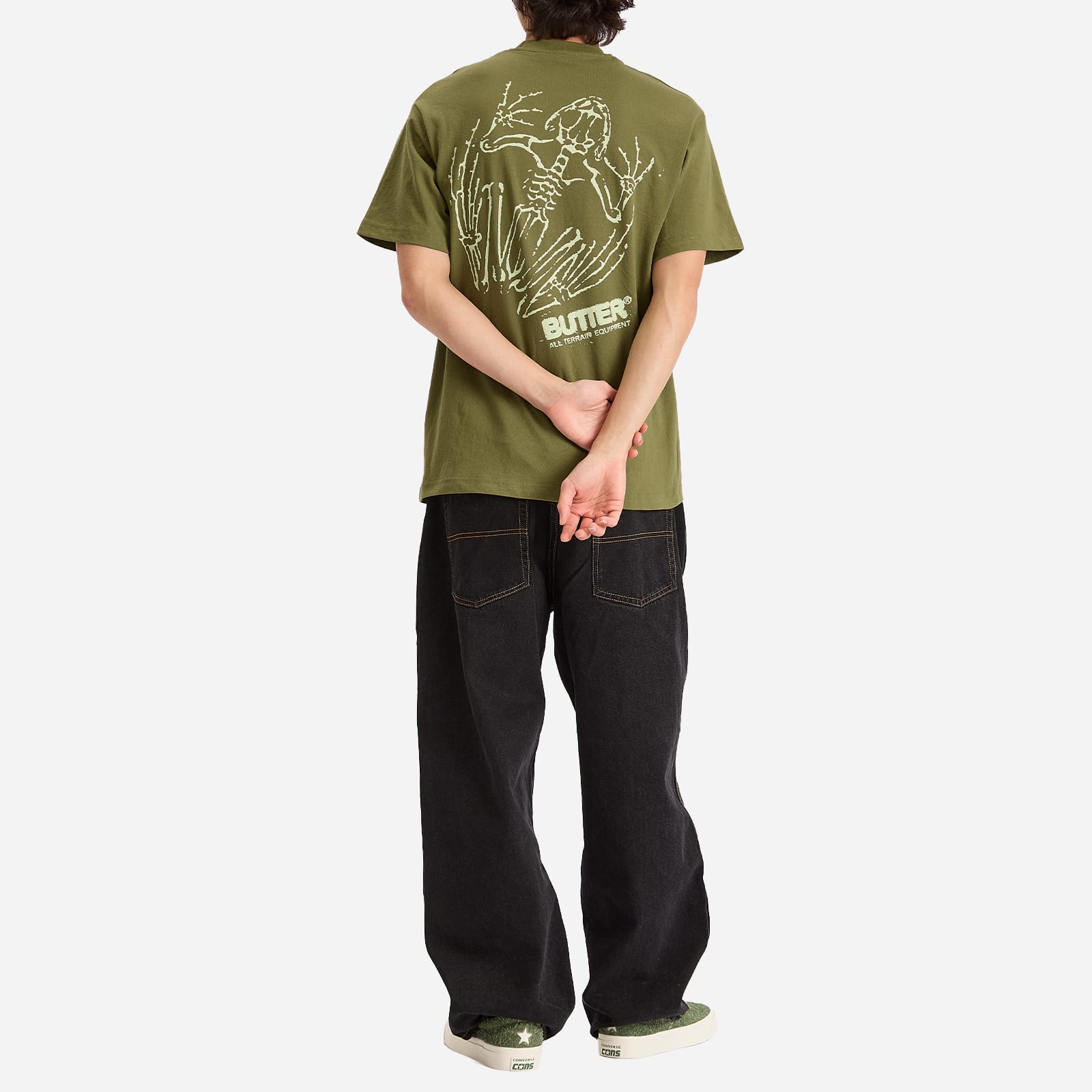 【BUTTER GOODS】 Fossil Tee, Moss Butter Goods - Fossil Tee (Moss) | HHV