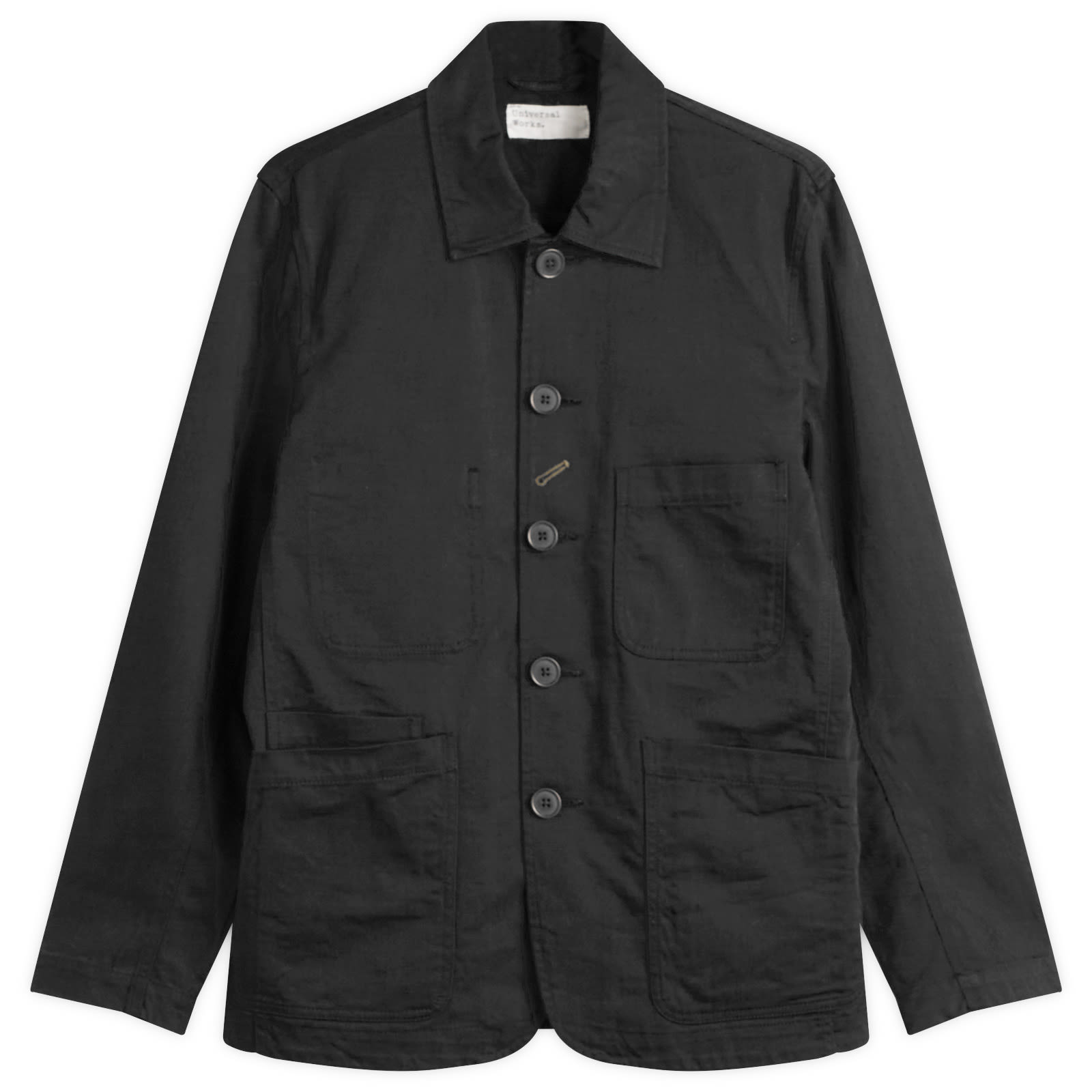 Universal Works Men's Black Bakers Jacket