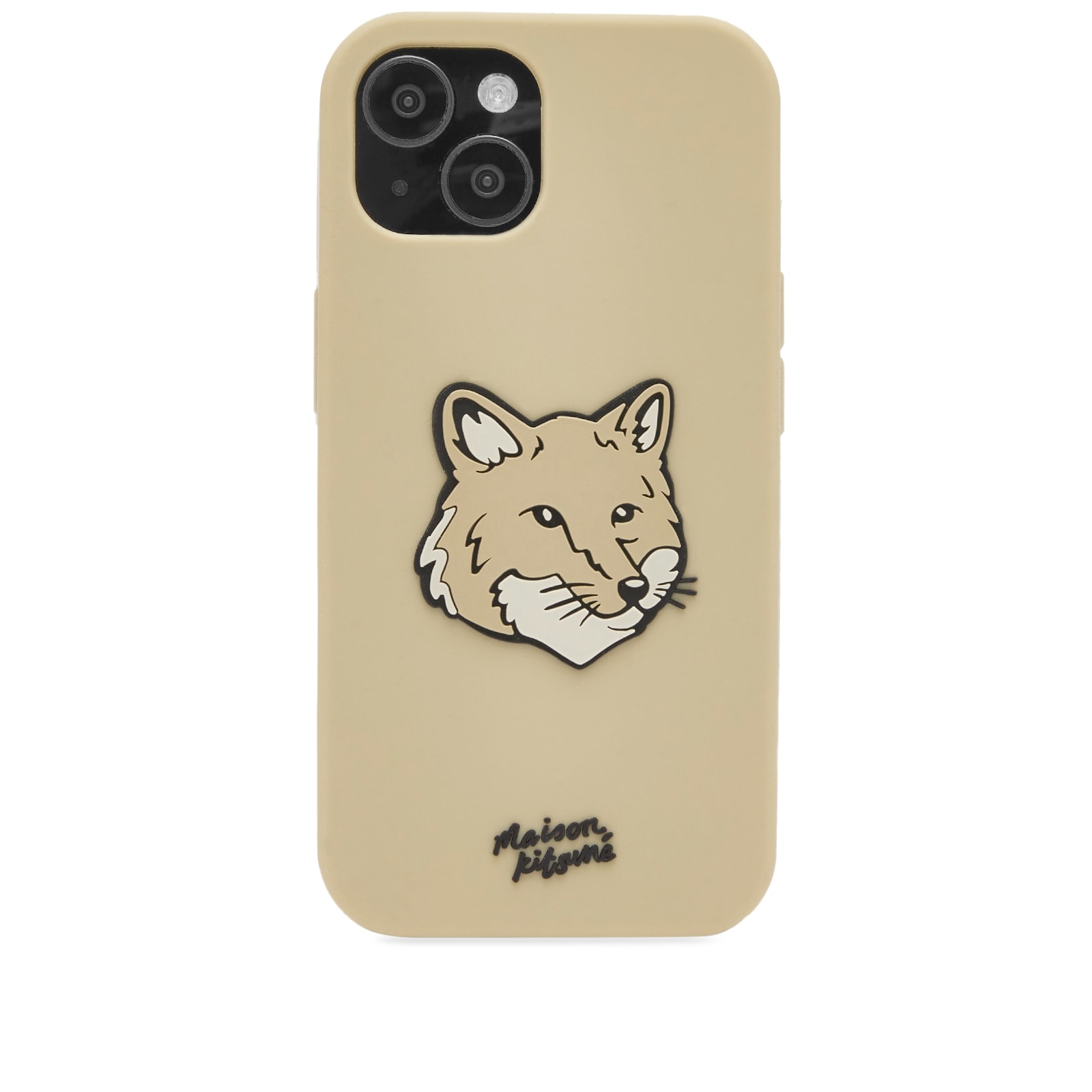FW23【MAISON KITSUNE】Men Bold Fox Head iPhone Case Maison Kitsune Bold Fox Head iPhone Case Canvas | END. (US)