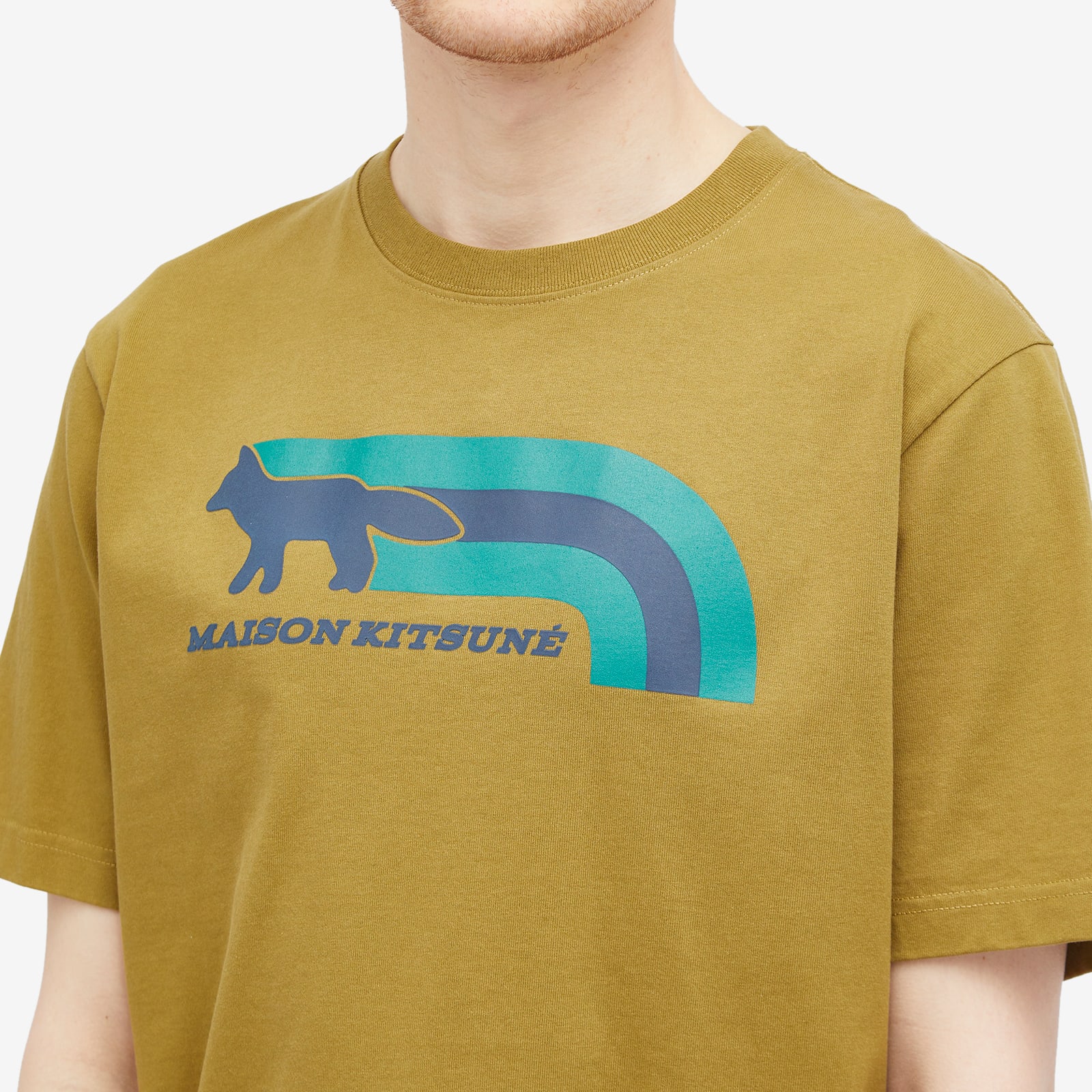 Maison Kitsune Maison Kitsuné Flash Fox Comfort T-Shirt - T