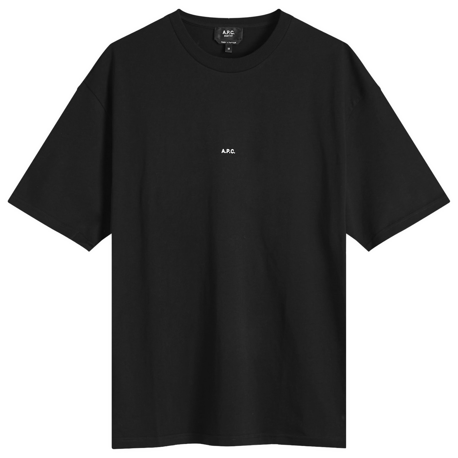 【送料関税込】A.P.C. Auguste Nature Logo T-Shirt A.P.C. Men's Auguste Nature Logo T-Shirt in White A.P.C.