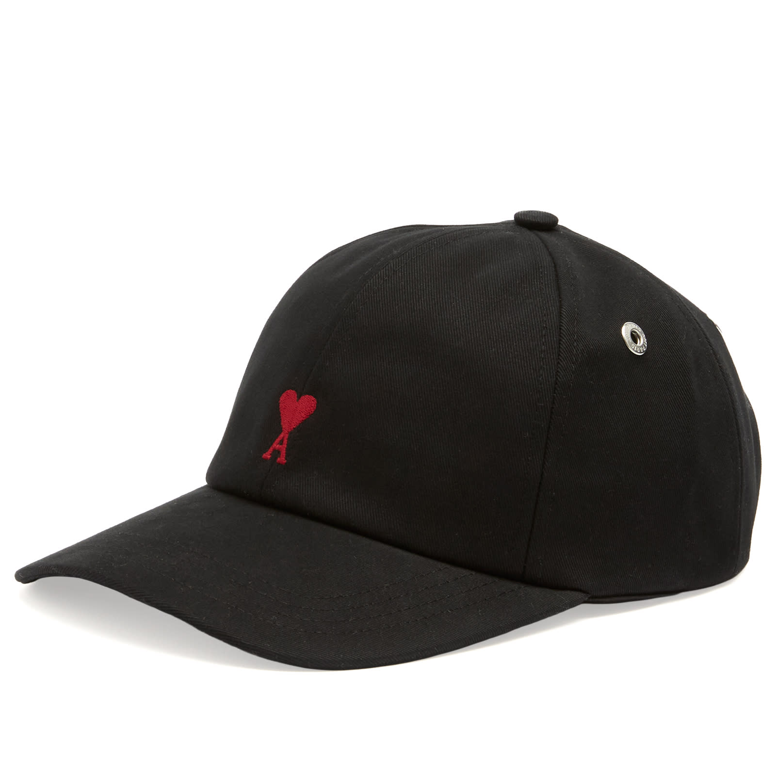 AMI Paris Soft Cotton Gabardine Cap Noir | END. (US)