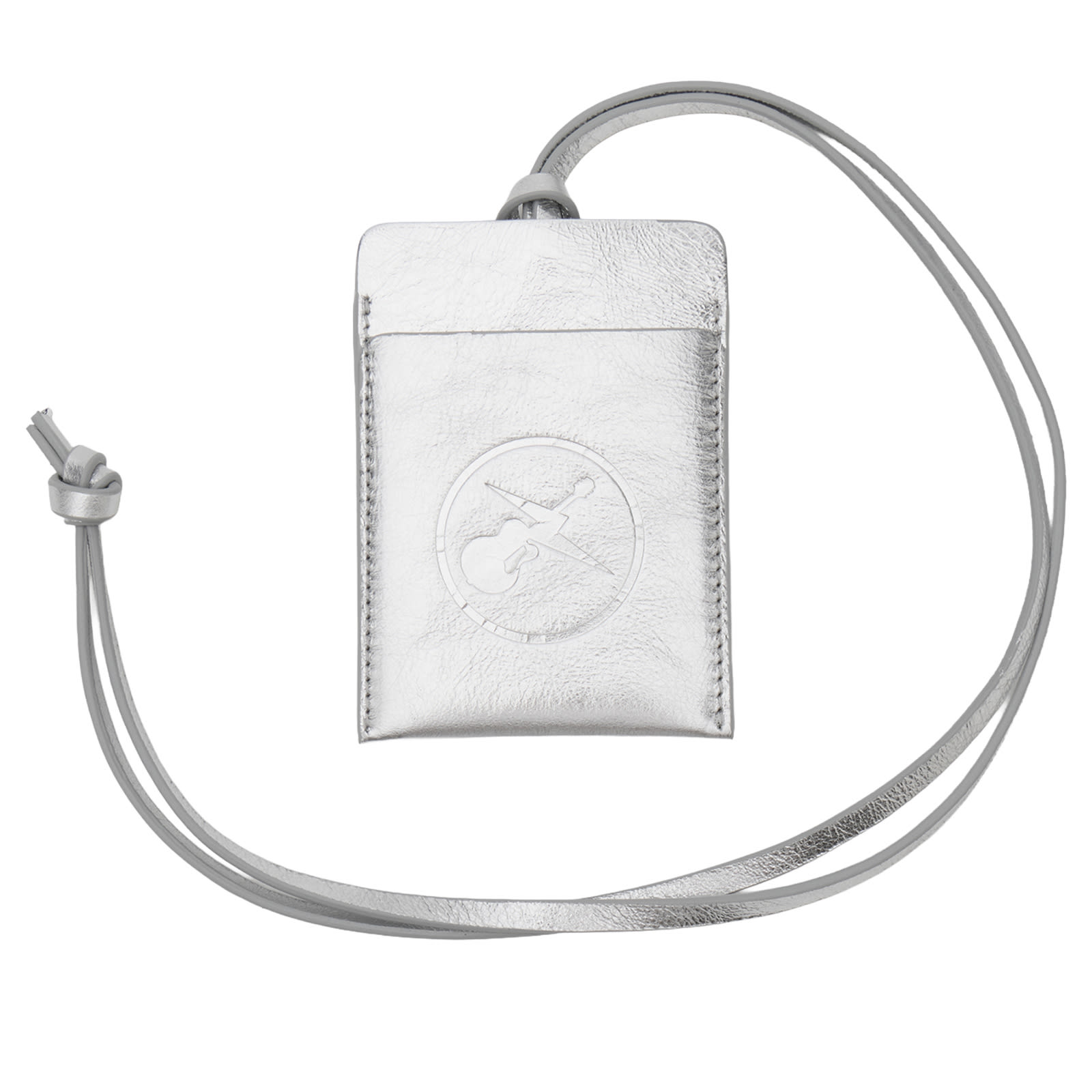 A.P.C. Men's FRGMT. Dough Card Holder in Silver