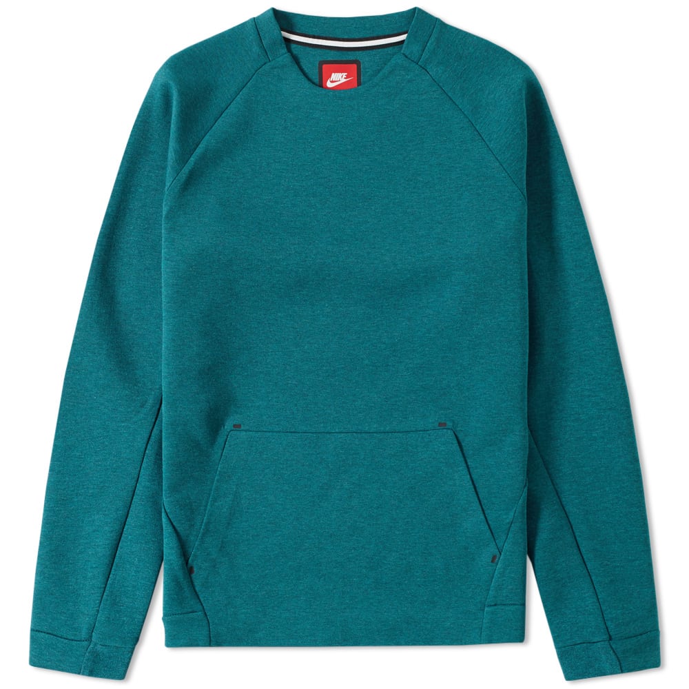 nike tech fleece quilt crew