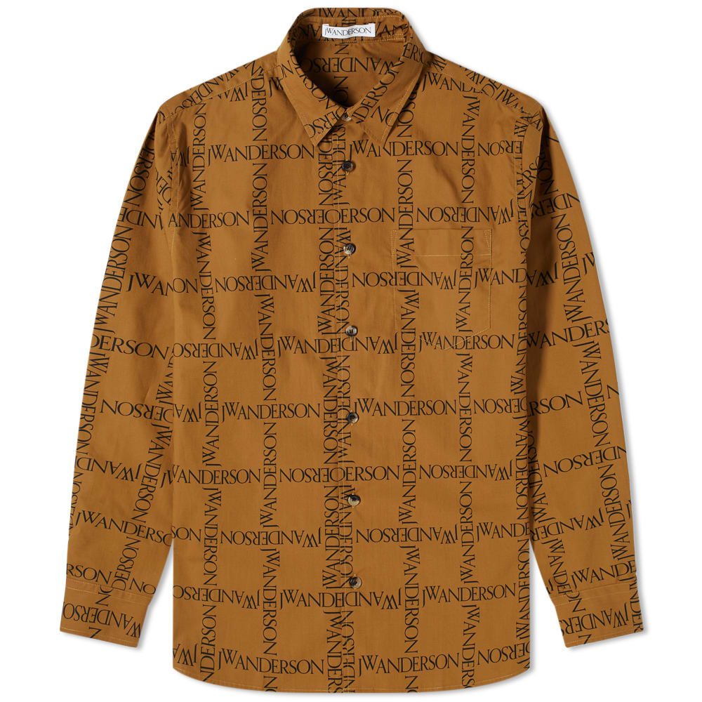 JW Anderson All Over Logo Shirt JW Anderson All Over Logo Shirt