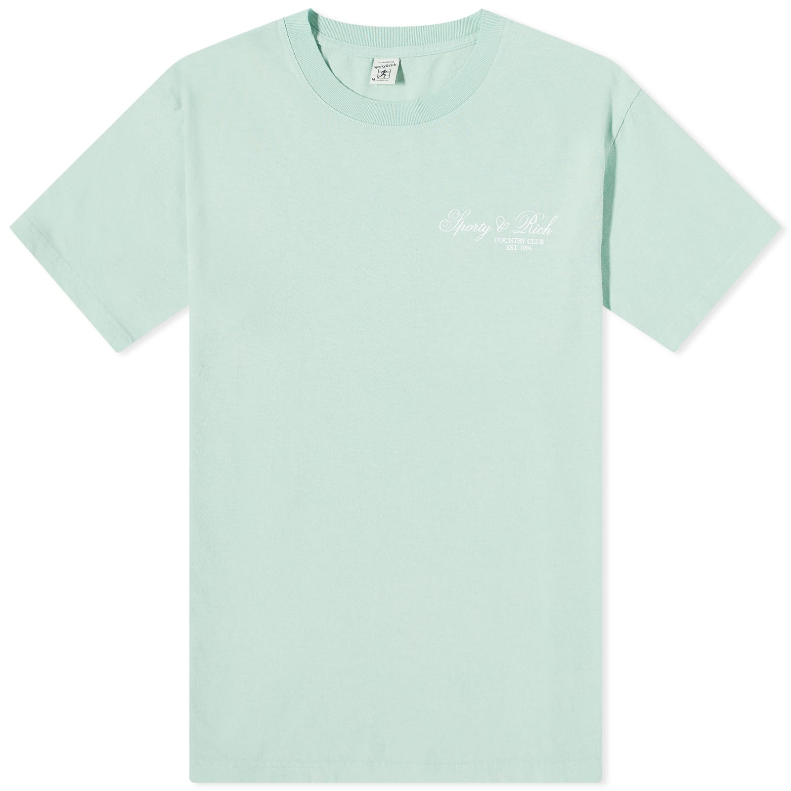 Tシャツ・カットソー Sporty & Rich Unisex VILLA T-Shirt TS863JD Villa T-Shirt - White/Navy – Sporty & Rich
