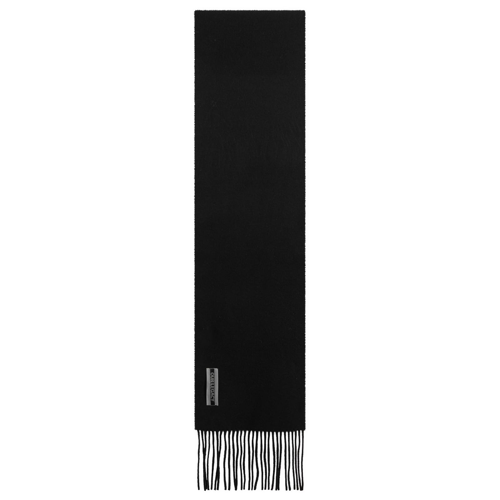 Our Legacy Women's Estate Wool Scarf in Black 