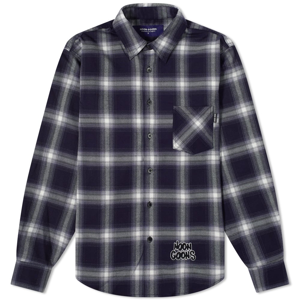 Noon Goons Gonzo Flannel Shirt Dark 