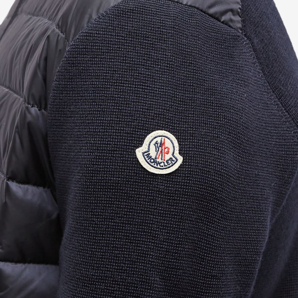 Moncler Down Knit Jacket Navy | END 
