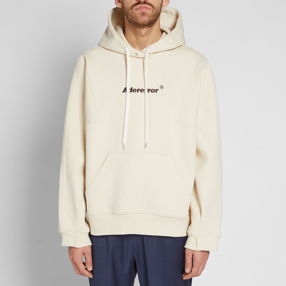 ADER error Regular Fit Signature Hoody Ivory | END.