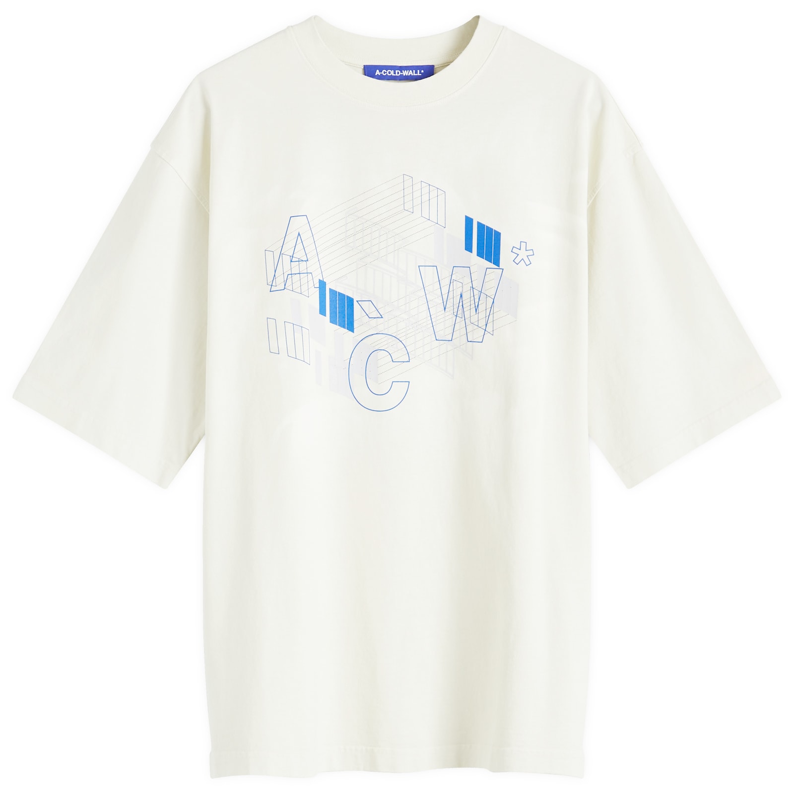 ★A-COLD-WALL★ Schematic Short Sleeve T-Shirt Beige Bone AC A-COLD-WALL* Schematic T-Shirt Beige Bone | END. (AR)