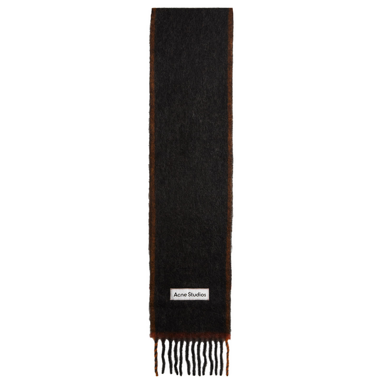 Acne Studios Unisex Black Vally Solid Scarf